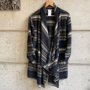🤍Tribal Open Front Drape Sweater in Moss Colorway